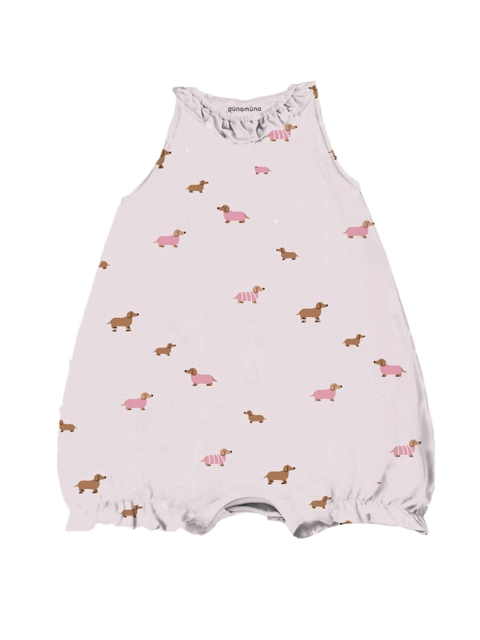 Bubble Romper | Girl Dog