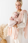 Rosie Ribbed Knotted Gown | NB-3M