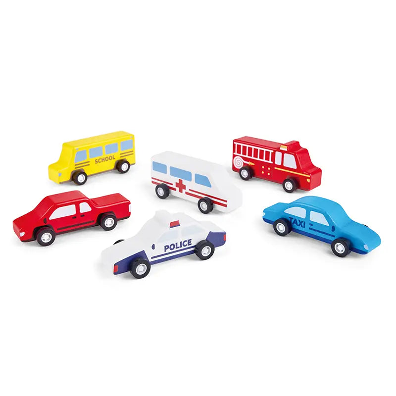 Pintoy 6 Piece Vehicle Set