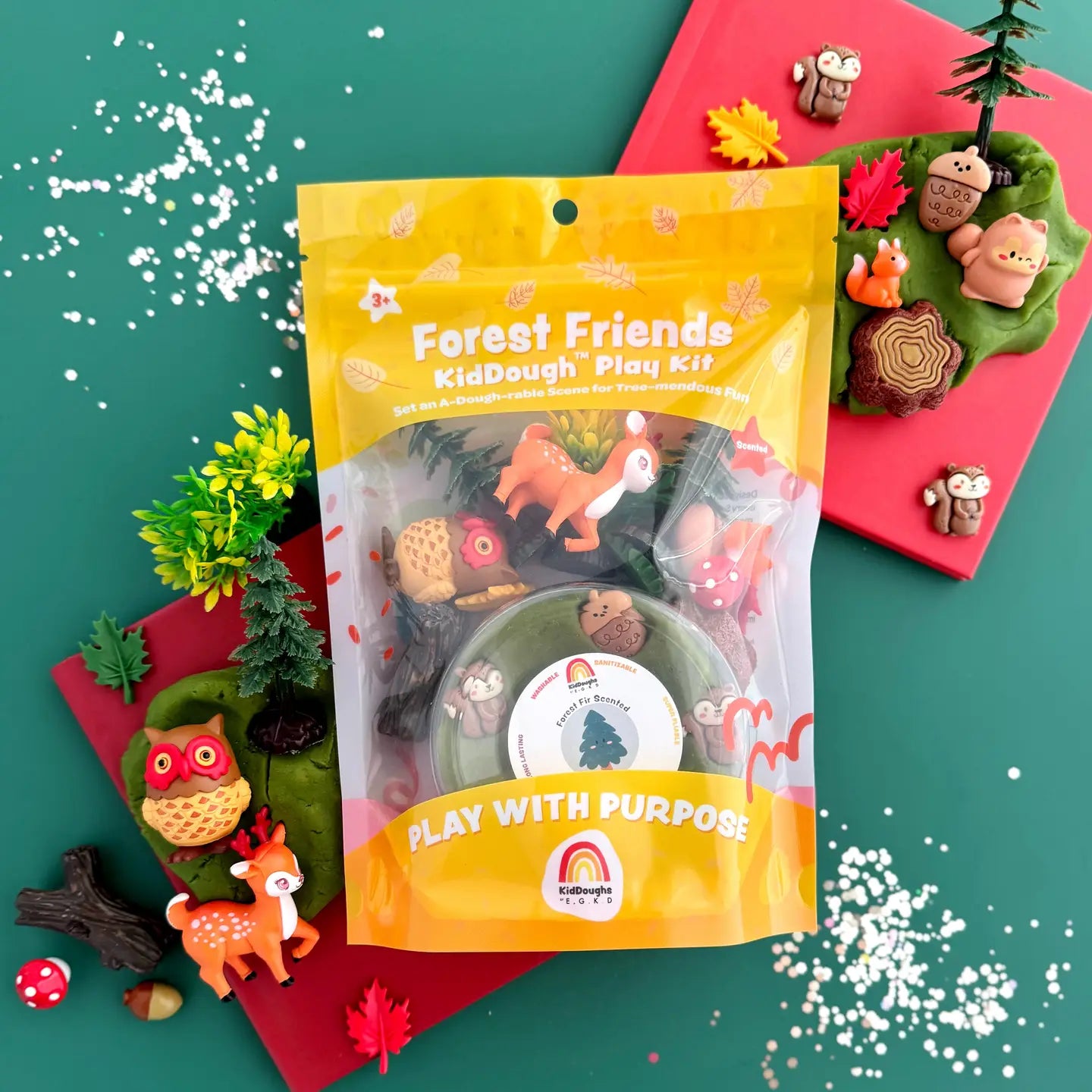 Forest Friends Kiddough Play Kit