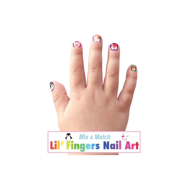 Animal Friends Nail Art