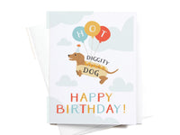 Hot Diggity Dog Greeting Card