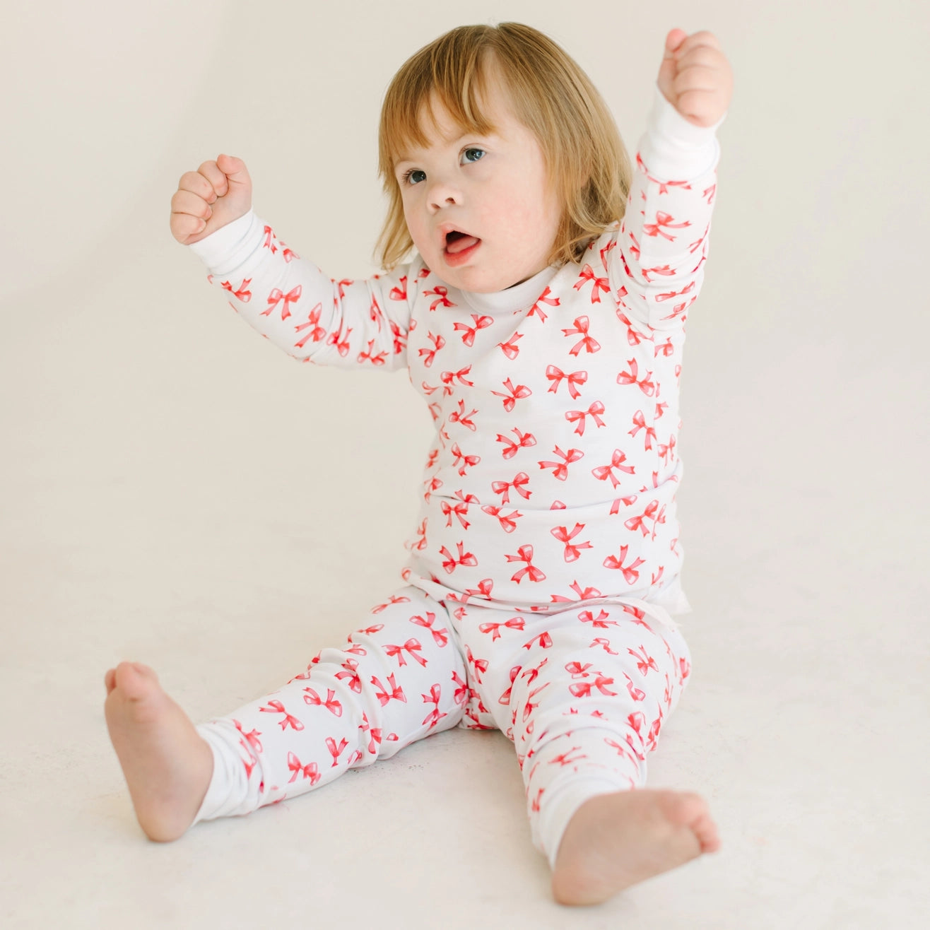 Scarlett Bows Long Pajamas