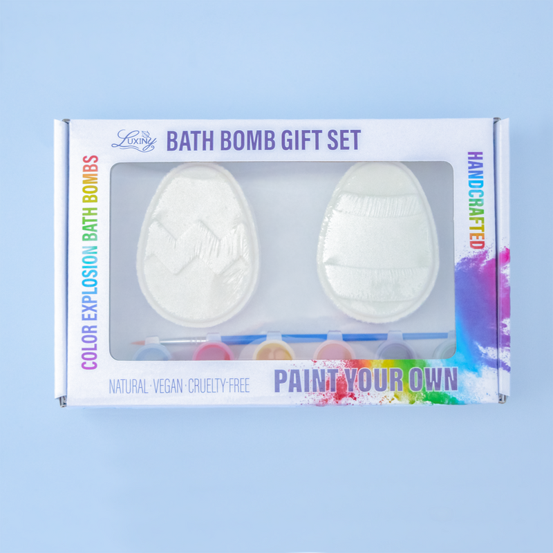 Easter Egg Bath Bomb - Paint Your Own - 2 Easter Eggs - DIY