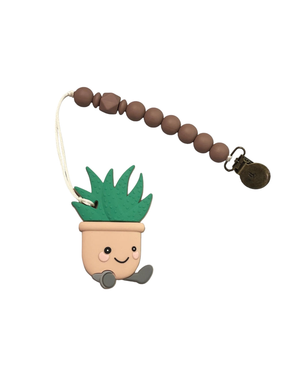 Teether & Clip Bundle | Succulent