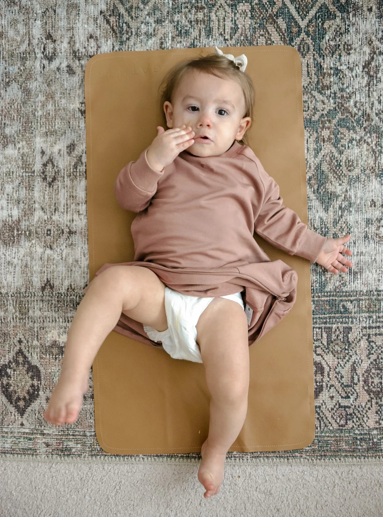 Fleece Jumpsuit - Wonky Stars Blush