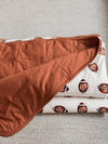 Football Print Bamboo Blanket