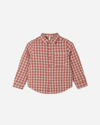 Collared Long Sleeve Shirt | Vintage Plaid
