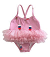 Pink Ice Cream Ariel Tutu Swimsuit | UPF 50+