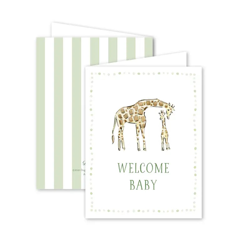 Zoo in the City Baby Card