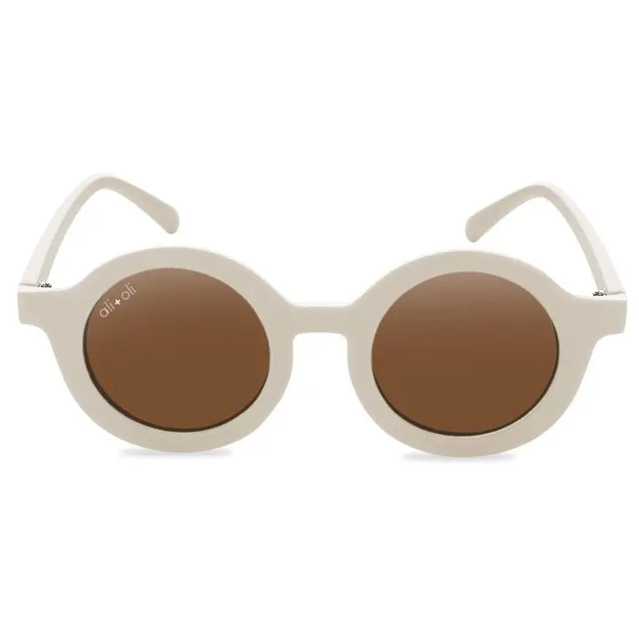 Kids Sunglasses Round | Vanilla