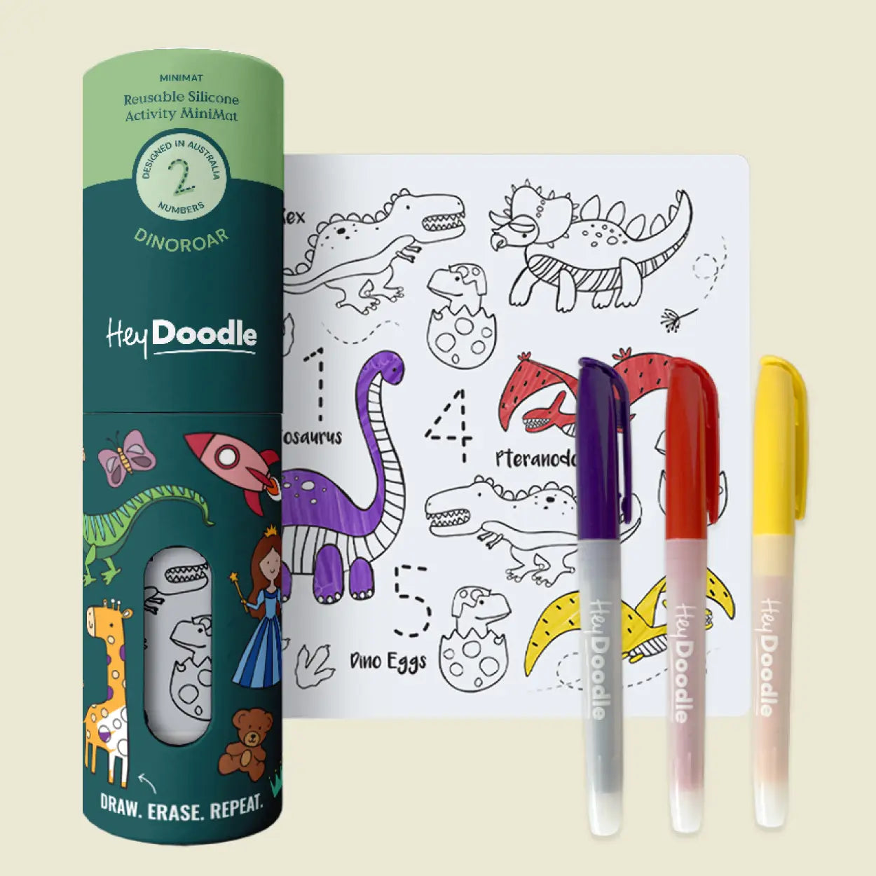 Dinoroar Mini Coloring & Doodle Mat