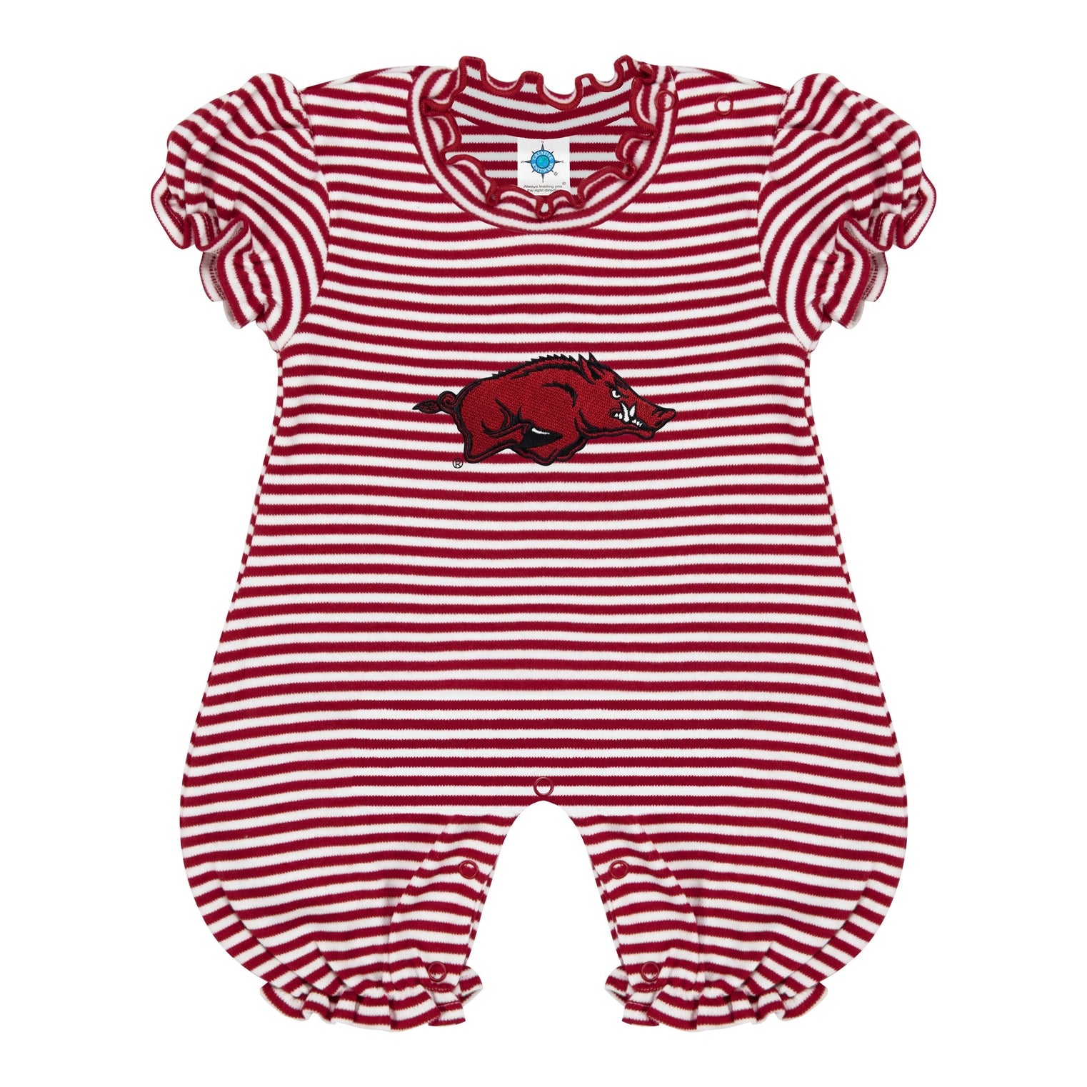 Razorback Stripe Bubble Romper