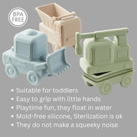 Construction Water Bath Toy Set | Mold Free