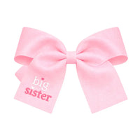 Big Sister Hair Bow | Pink