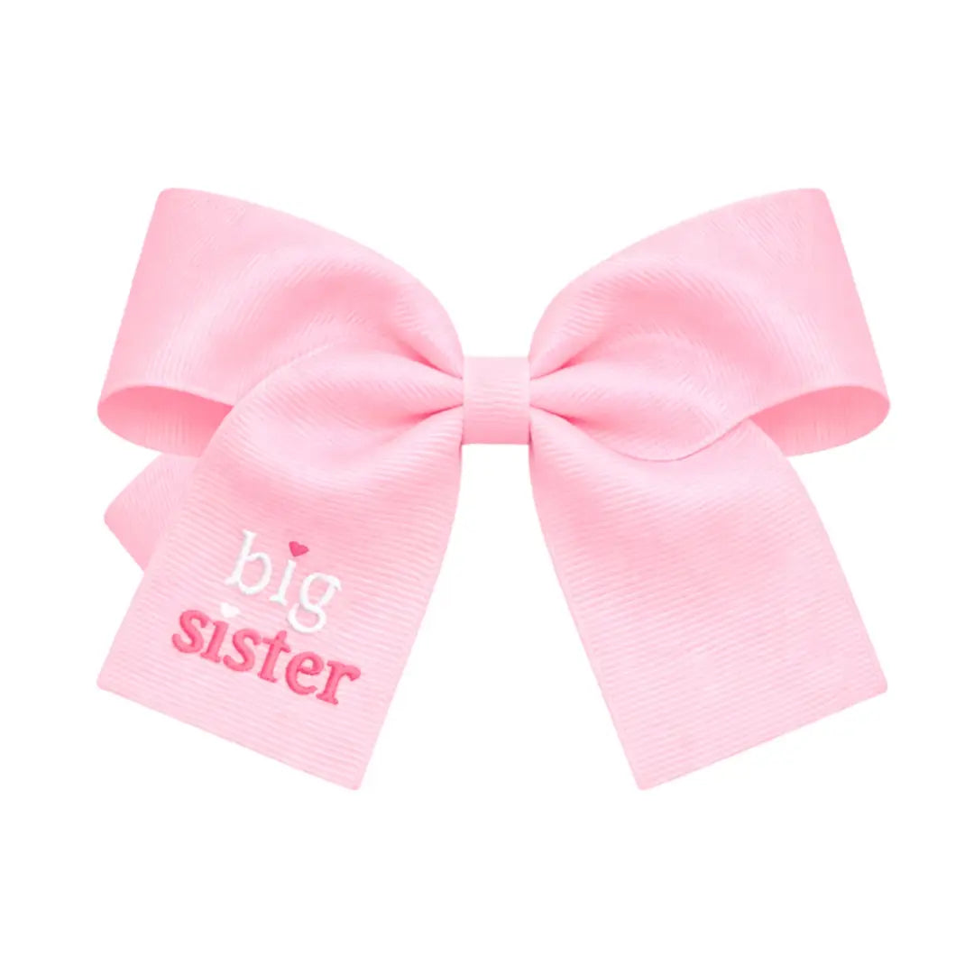 Big Sister Hair Bow | Pink