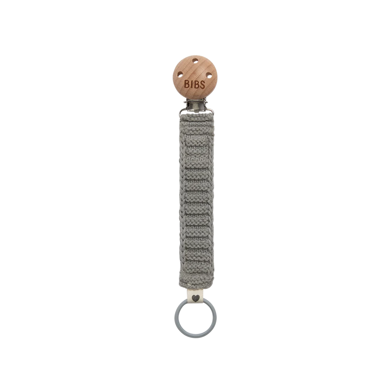 Pacifier Clip Knitted - Cloud
