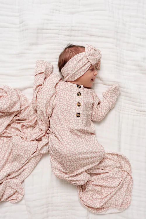 Flora Knotted Gown | NB-3M