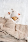 Chenille Blanket - Oatmeal