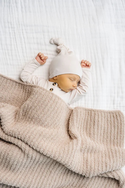 Chenille Blanket - Oatmeal