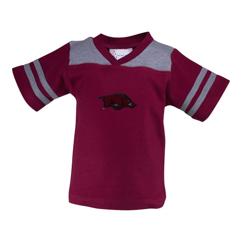 Razorback Football Tee | Crimson & Heather