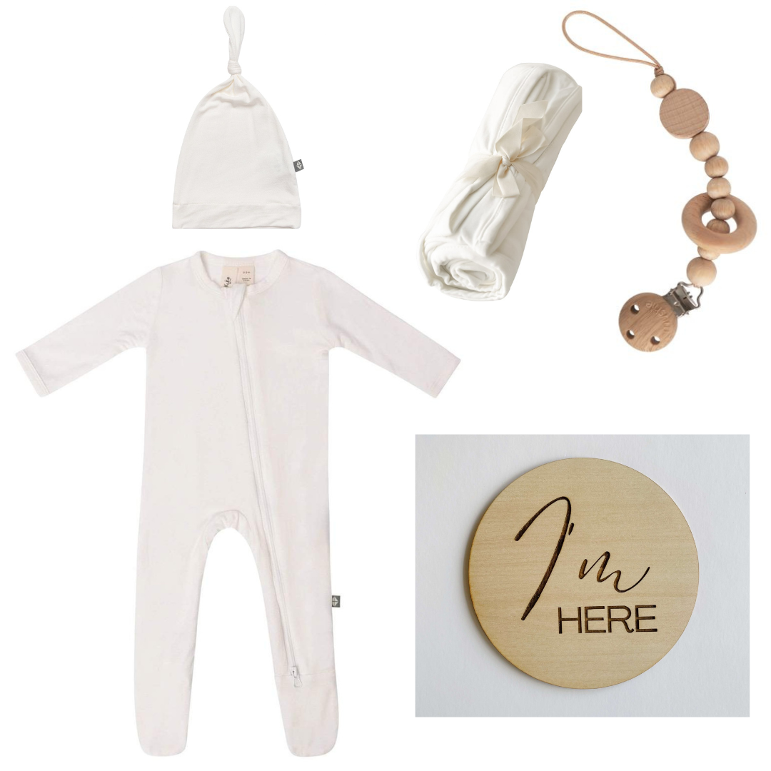 All White Gender Neutral Gift Box