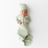 Knotted Gown with Hat Set || Basil