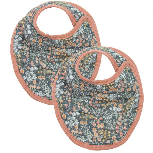 Muslin Bib 2 Pack | Bea/Rose