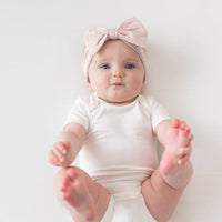 Bow Headband || Blush