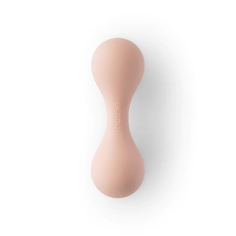 Silicone Baby Rattle Toy - Blush