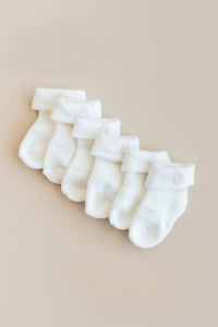 Baby 3-Pack Socks in Cloud