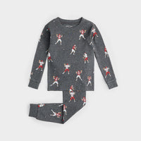 Quarterback Print Heather PJ Set