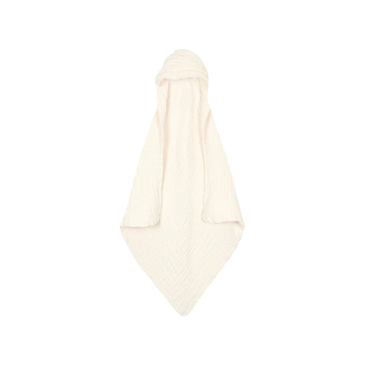 Hooded Bath Towel - Cream