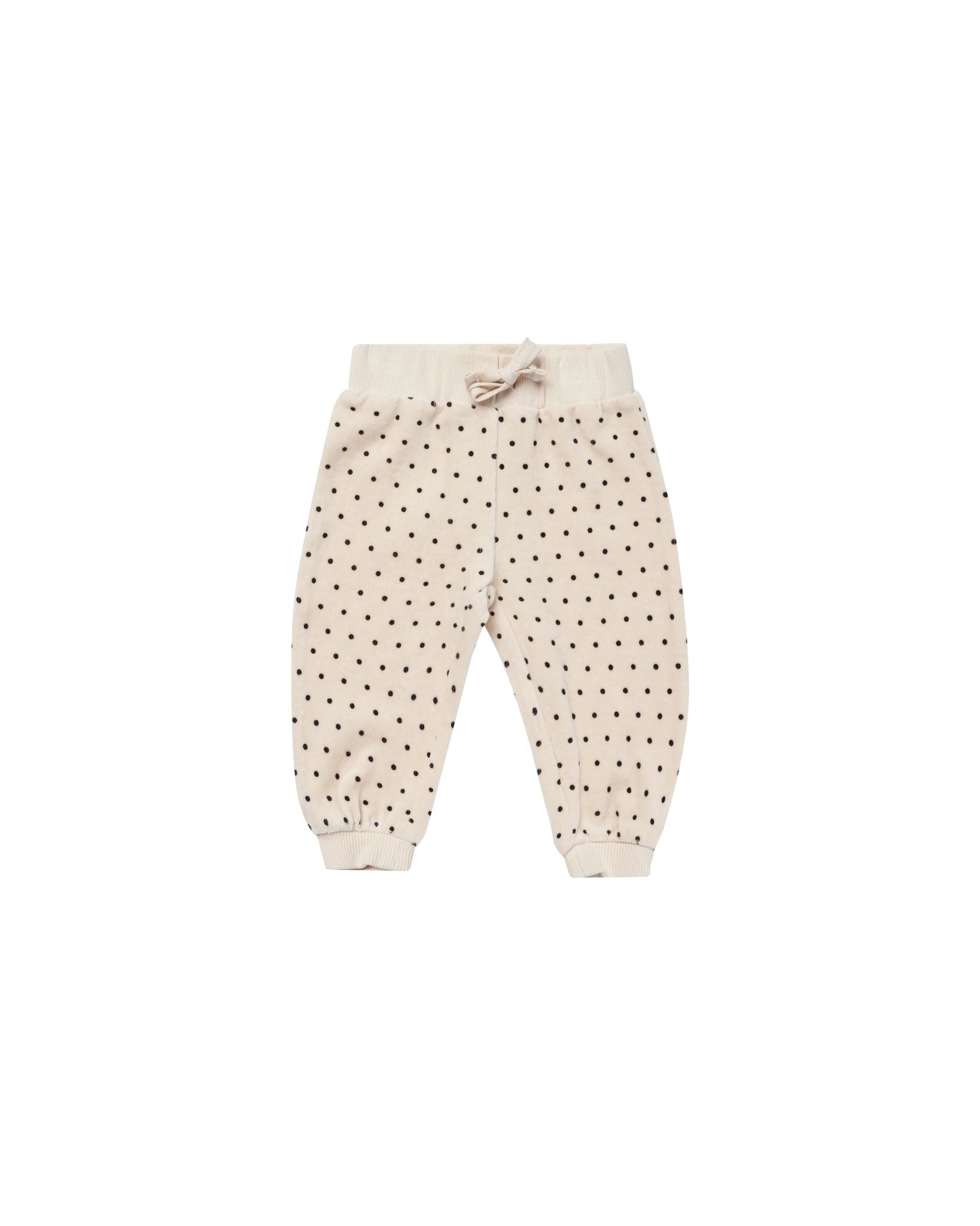 Velour Relaxed Sweatpants | Polka Dot