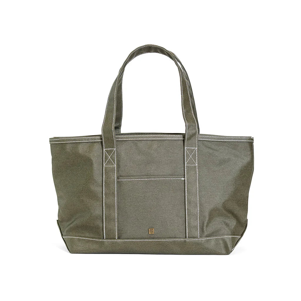 Medium Tote - Coated Canvas Olive