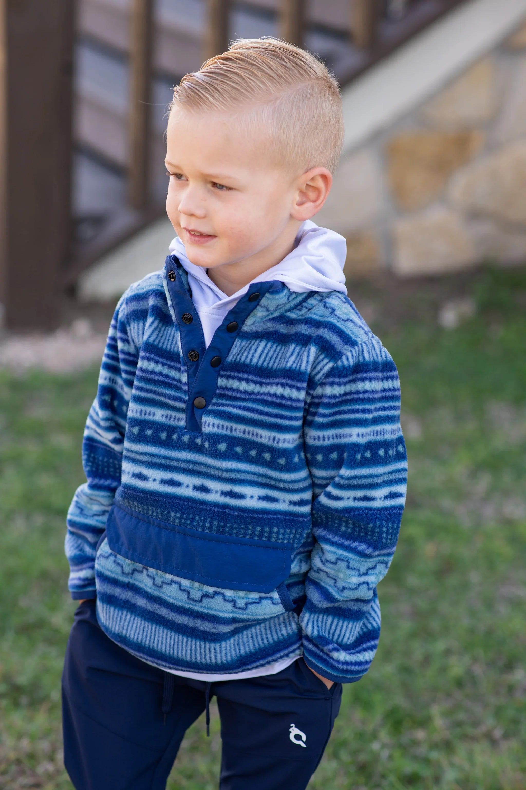 Aztec Sherpa Pullover