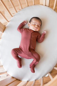 Zippered Footie - Ember