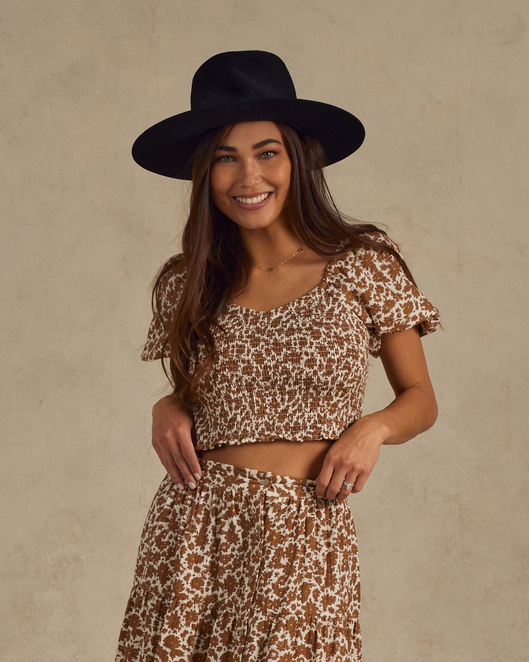 Joelle Skirt - Gold Gardens