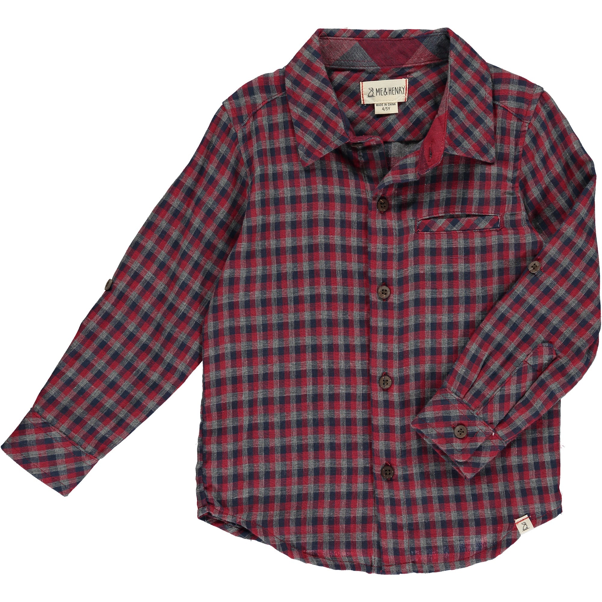 Atwood Woven Shirt - Red/Multi Plaid