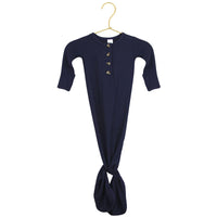 Hayden Ribbed Knotted Gown - NB-3M