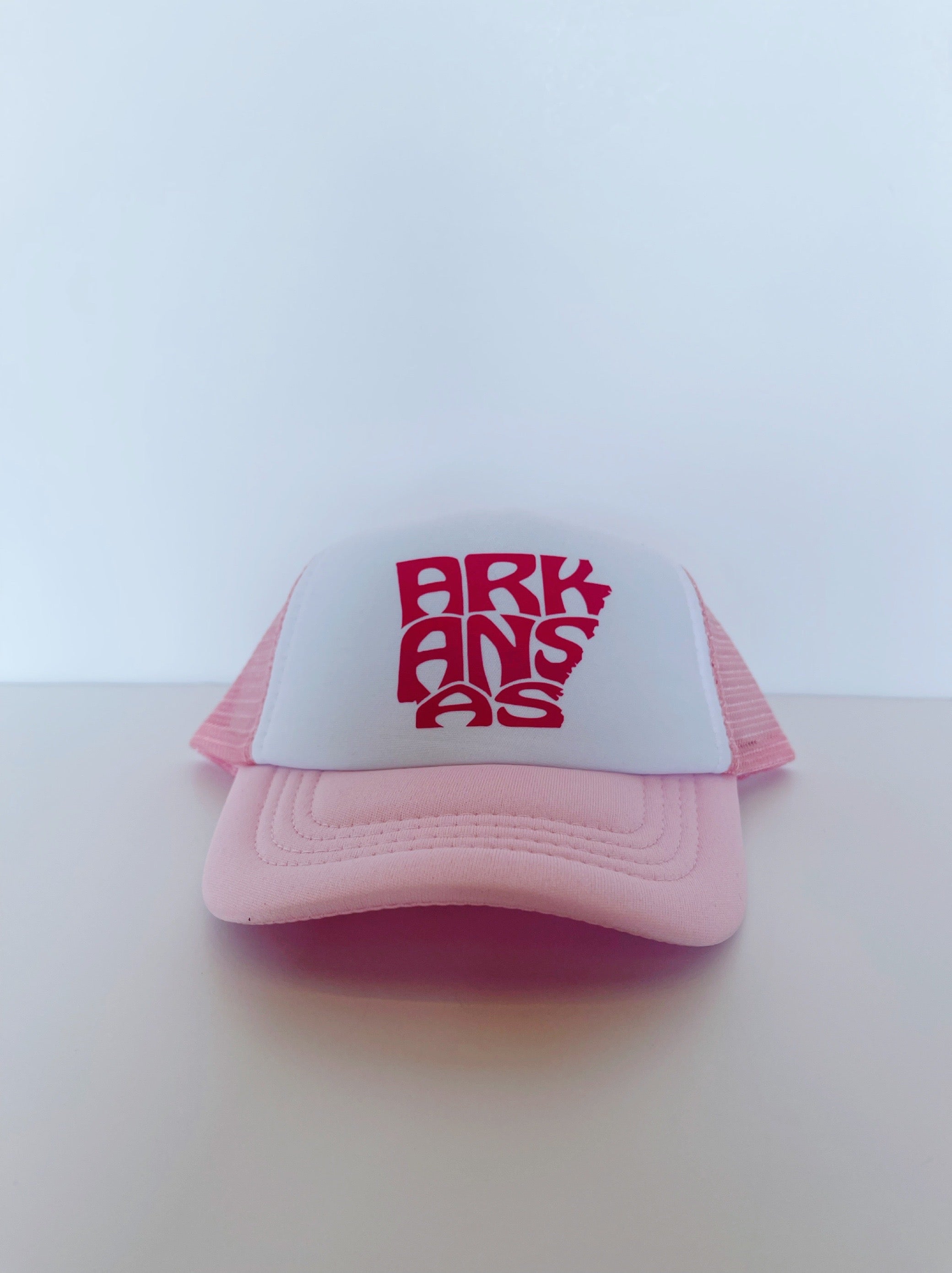 Arkansas State Hat - Hot Pink/Baby Pink