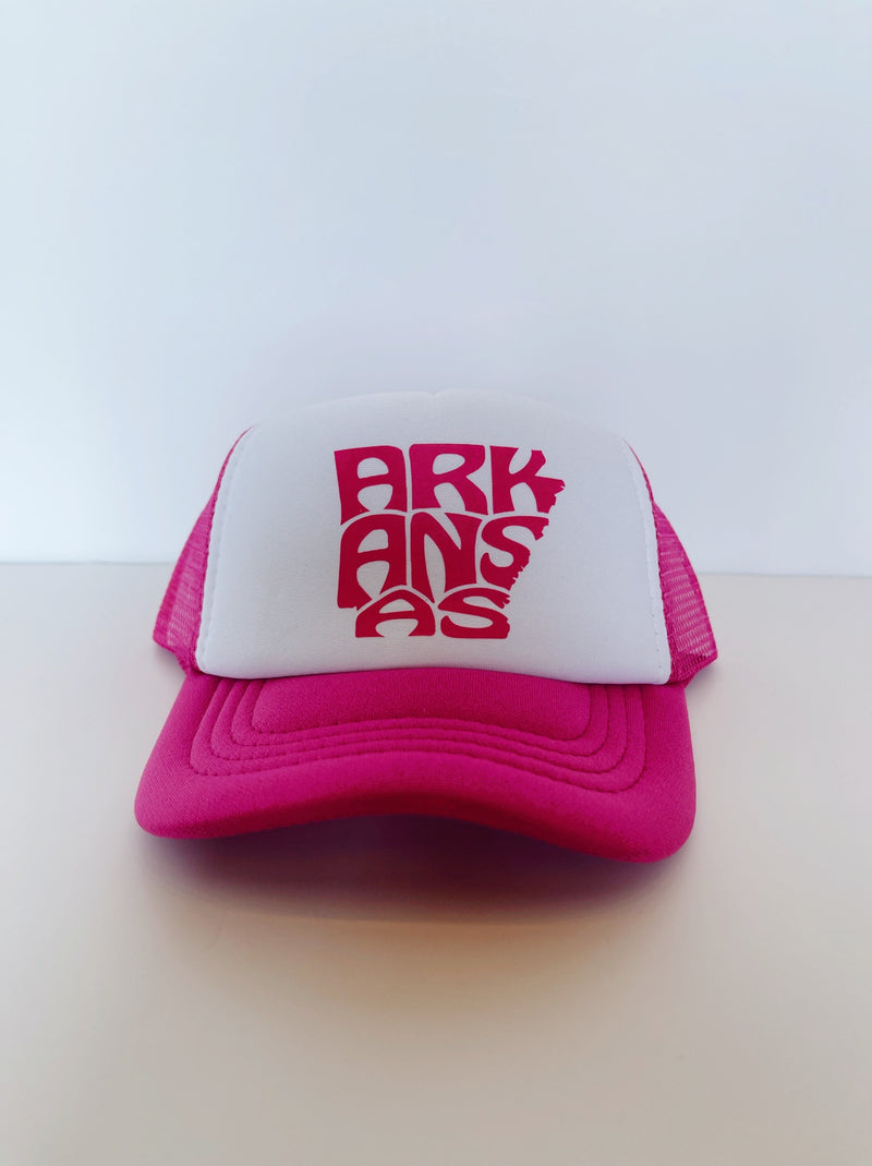 Arkansas State Hat - Hot Pink/Hot Pink