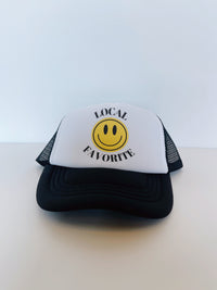 Local Favorite Hat - Black/White