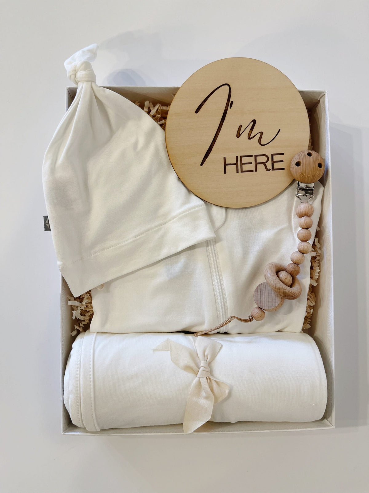 All White Gender Neutral Gift Box