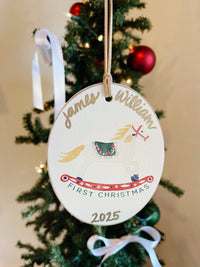 Blue Ballerina Ornament