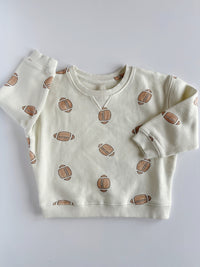 Football Print Sweatshirt