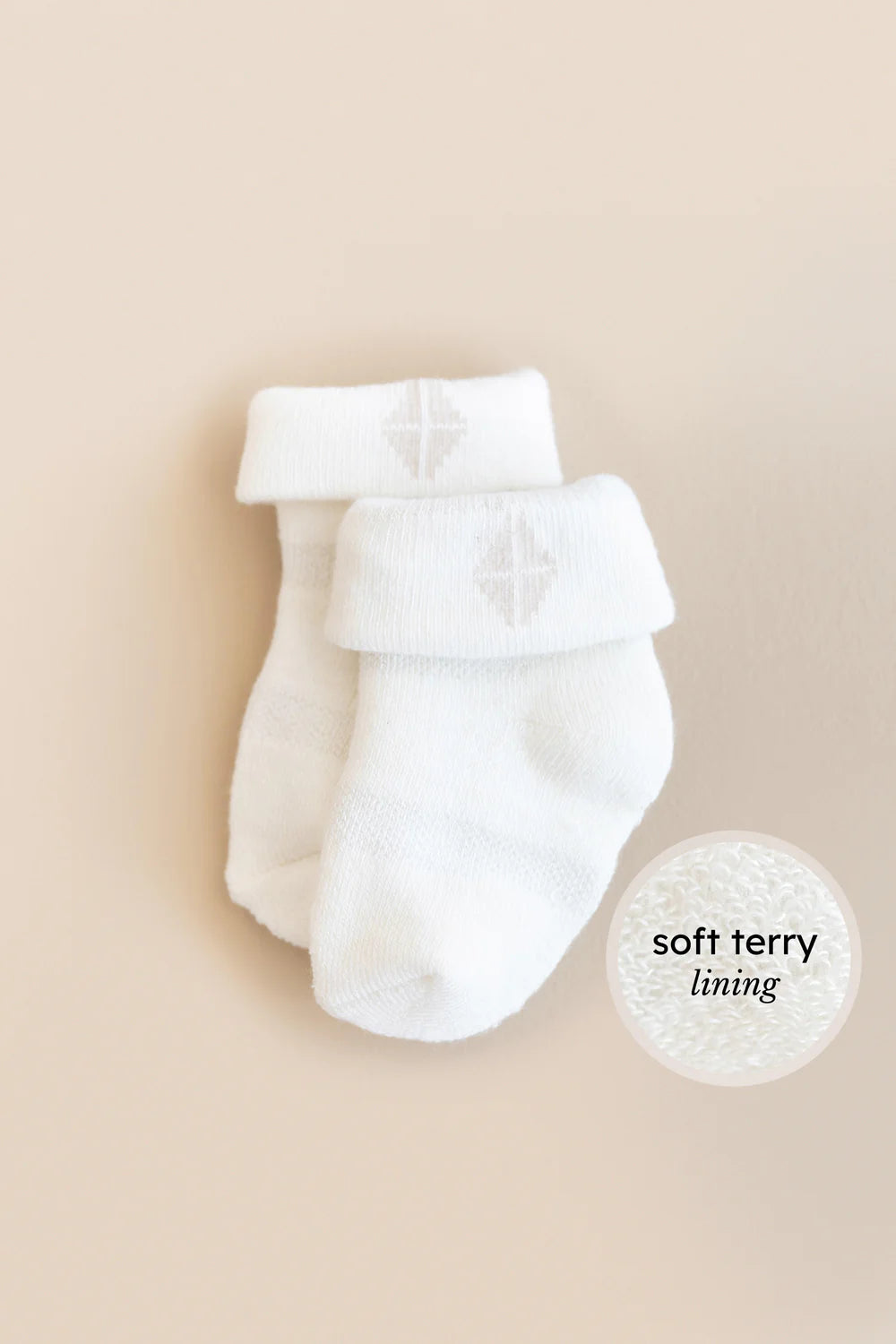 Baby 3-Pack Socks in Cloud