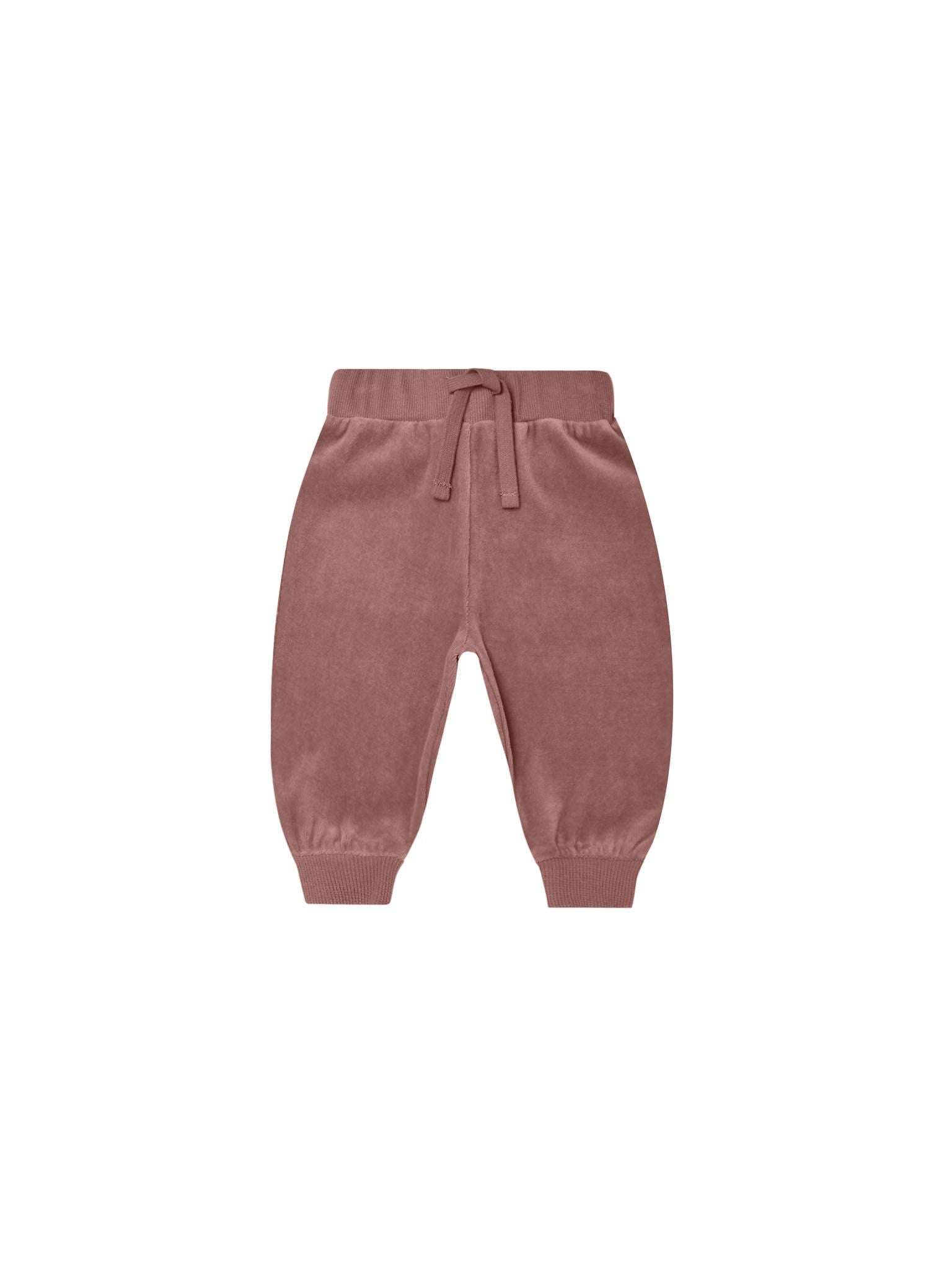 Velour Relaxed Sweatpants | Fig