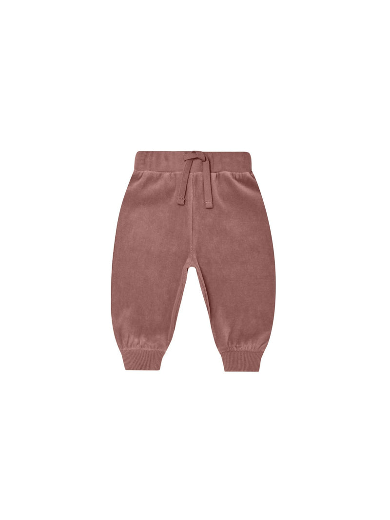 Velour Relaxed Sweatpants | Fig
