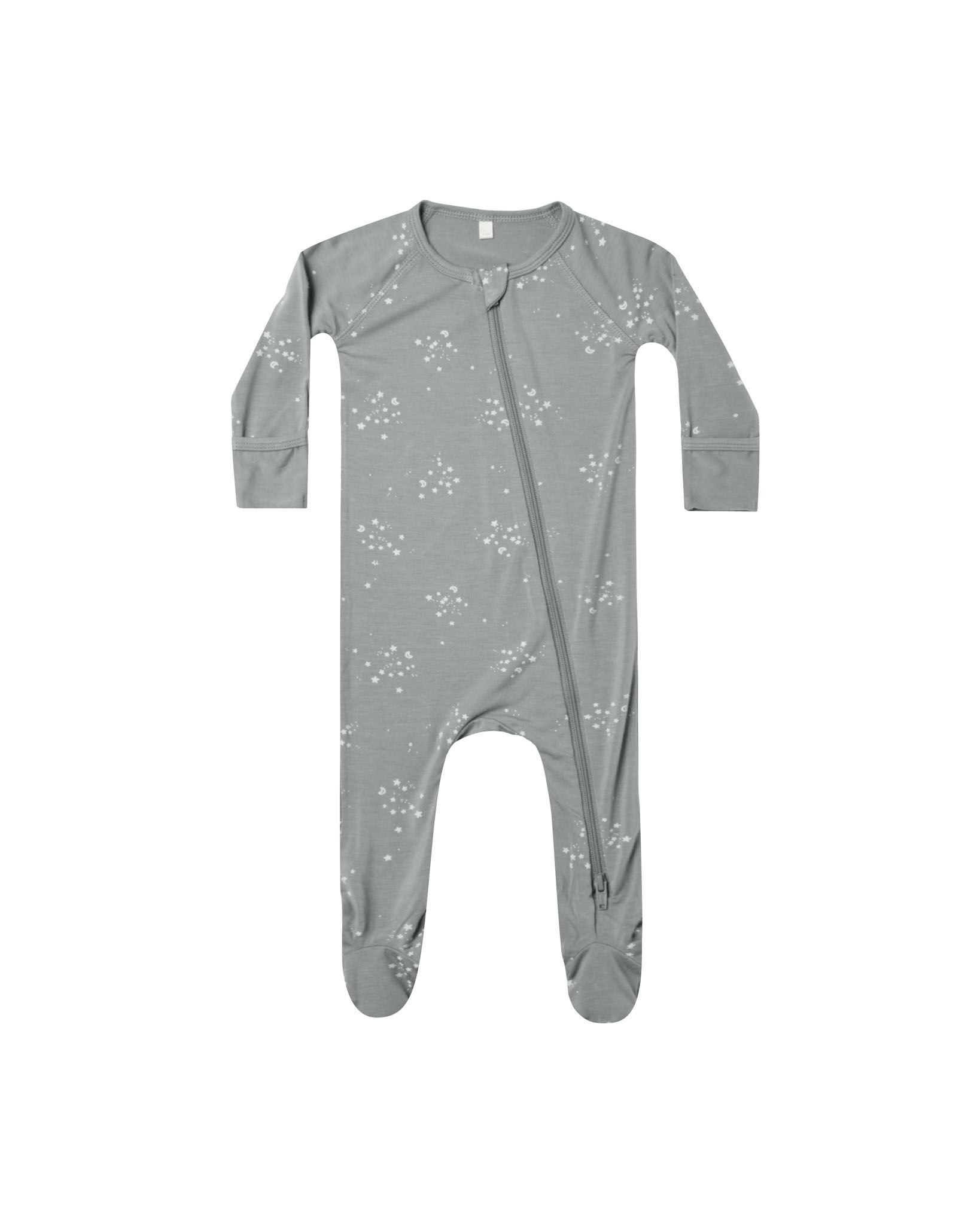 bamboo zip footie - twinkle